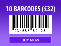 Buy 10 barcodes