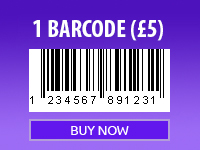Buy 1 barcodes