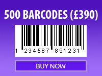 Buy 500 barcodes
