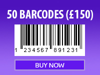 Buy 50 barcodes
